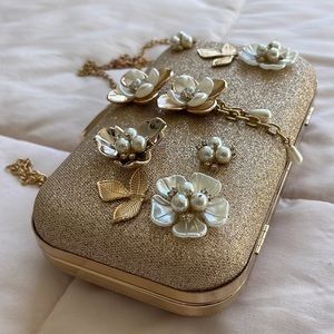 Jovani Chain Clutch Bag